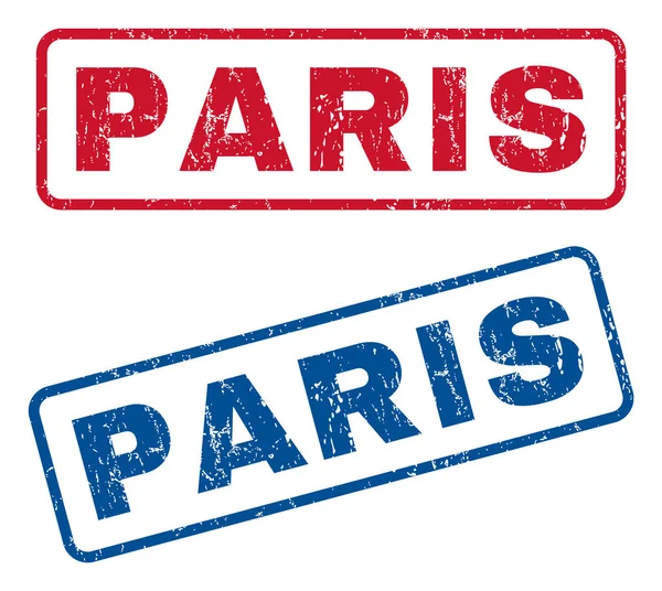 Selos de borracha Paris — Vetor de Stock