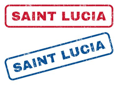 Saint Lucia kauçuk Stamps