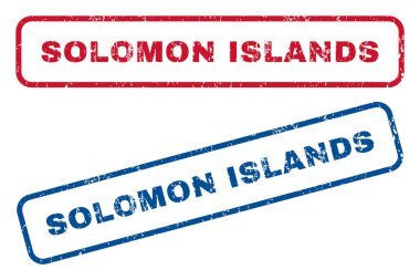 Solomon Adaları lastik pullar