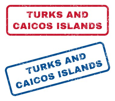 Turks ve Caicos Adaları lastik pullar