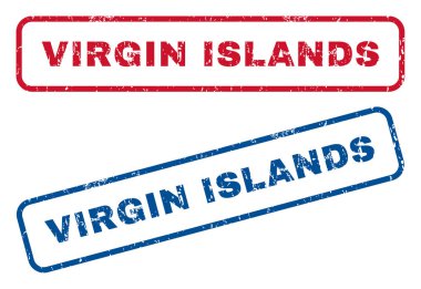 Virgin Adaları lastik pullar
