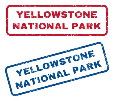 Yellowstone Millî Parkı lastik pullar