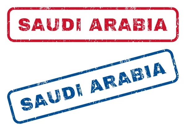 Suudi Arabistan lastik pullar — Stok Vektör