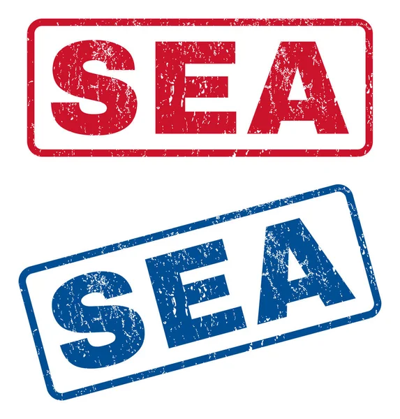 Deniz lastik pullar — Stok Vektör