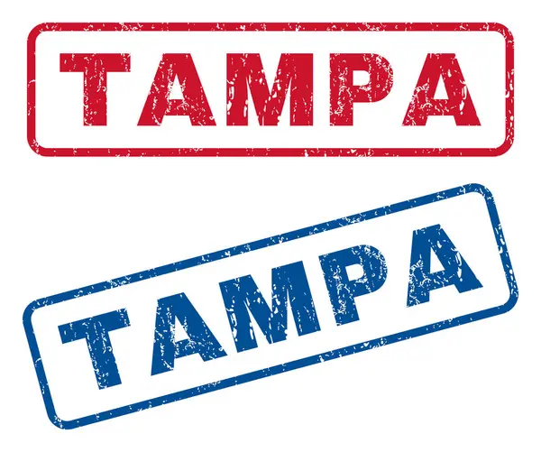 Tampa Sellos de goma — Vector de stock