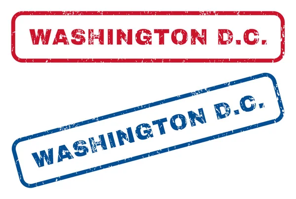 Washingtonu D.C. gumová razítka — Stockový vektor