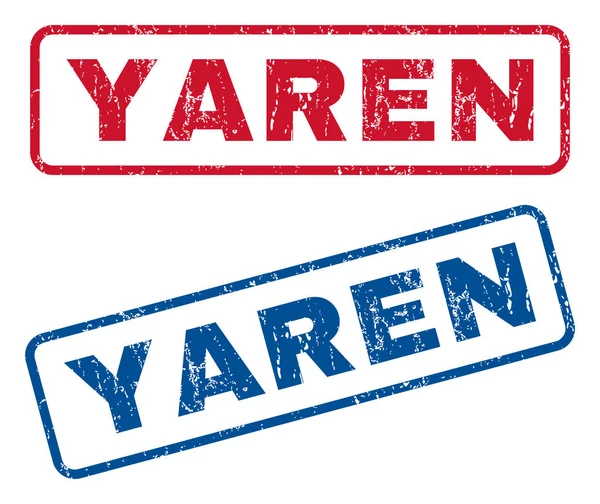Yaren Sellos de goma — Vector de stock