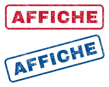 Affiche Rubber Stamps