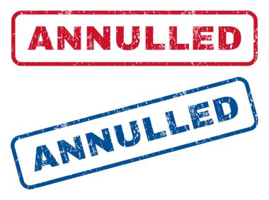 İptal lastik pullar