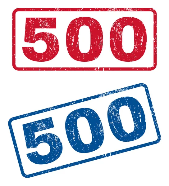 500, gumi bélyegzők — Stock Vector