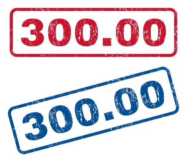 300,00 stempels — Stockvector