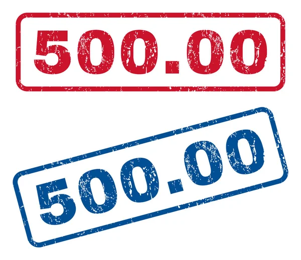 500,00 Francobolli di gomma — Vettoriale Stock