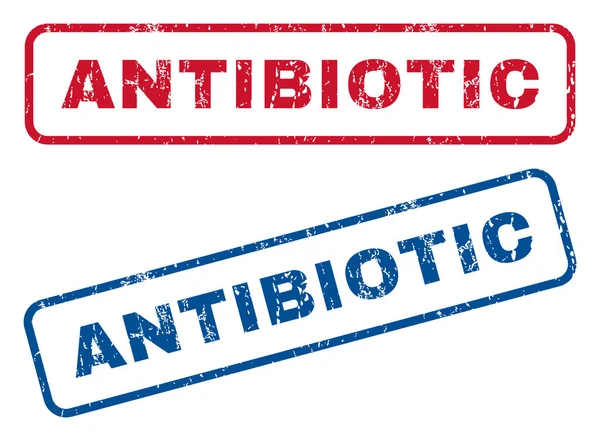 Antibiotic Rubber Stamps — Stock Vector