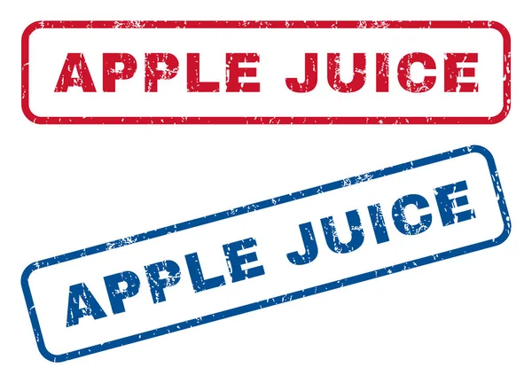 Apple Juice pieczątek — Wektor stockowy