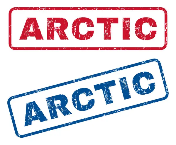 北極のゴム印 — ストックベクタ