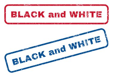 Siyah ve beyaz lastik pullar