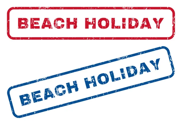 Beach Holiday stämplar — Stock vektor