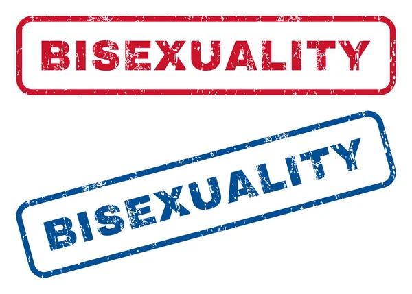 Bisexuality Rubber Stamps — Stock Vector