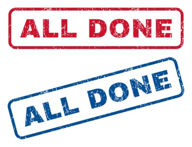 Tüm bitmiş lastik pullar