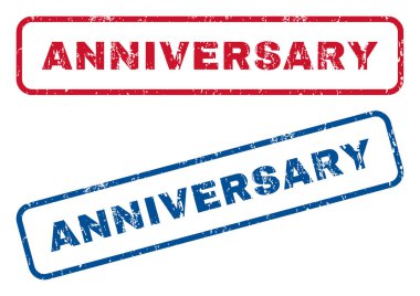 Yıldönümü lastik pullar