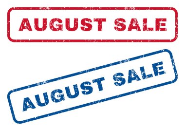 Ağustos Satılık lastik pullar