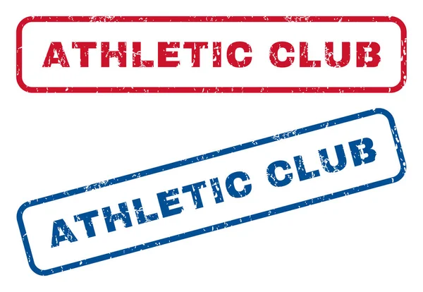 Резиновые штампы Атлетического клуба — стоковый вектор