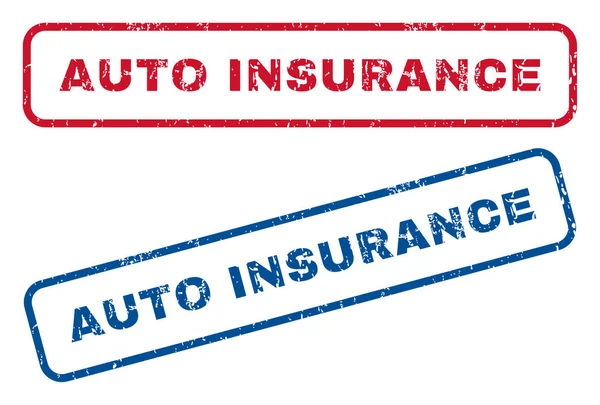 Auto Insurance stämplar — Stock vektor