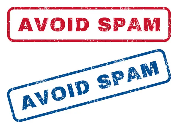 Spam-Stempel vermeiden — Stockvektor