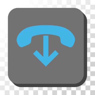 Yuvarlatılmış Kare vektör düğmesini Kapat telefonu