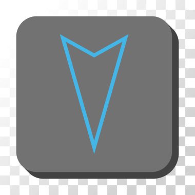 İşaretçiyi yuvarlatılmış kare vektör düğmesini basılı