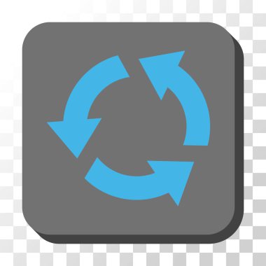 Yuvarlatılmış Kare vektör düğmesini geri dönüşüm