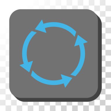 Yuvarlatılmış Kare vektör düğmesini geri dönüşüm