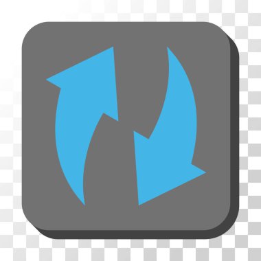 Yenile yuvarlatılmış kare vektör düğmesi