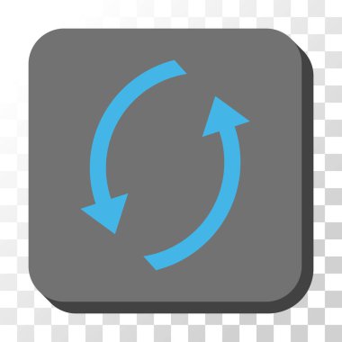 Yenile yuvarlatılmış kare vektör düğmesi