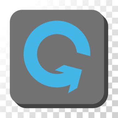 CCW yuvarlatılmış kare vektör düğmeyi döndürmek