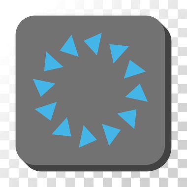 CCW yuvarlatılmış kare vektör düğmeyi döndürmek