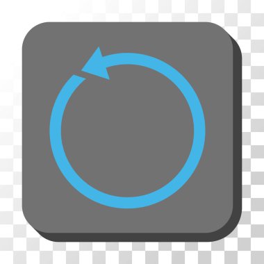 CCW yuvarlatılmış kare vektör düğmeyi döndürmek