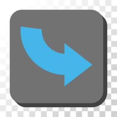 CCW yuvarlatılmış kare vektör düğmeyi döndürmek