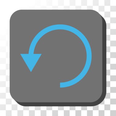 CCW yuvarlatılmış kare vektör düğmeyi döndürmek