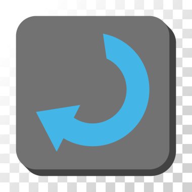 Yuvarlatılmış Kare vektör düğmeyi döndürmek