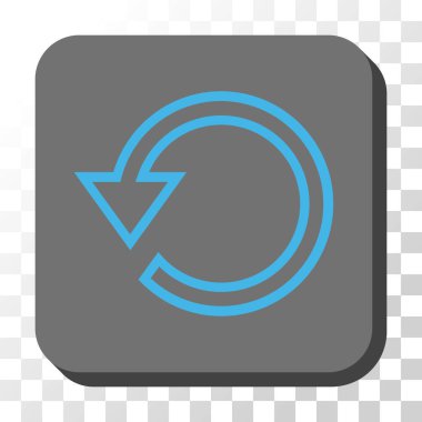 Yuvarlatılmış Kare vektör düğmeyi döndürmek