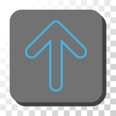 Yuvarlatılmış Kare vektör düğmesini yukarı yönlü ok