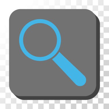 Arama aracı kare vektör düğmesini yuvarlak