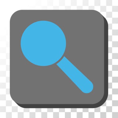 Arama aracı kare vektör düğmesini yuvarlak