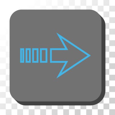 Kare vektör düğmesini sağ yuvarlak göndermek