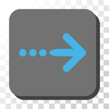 Kare vektör düğmesini sağ yuvarlak göndermek