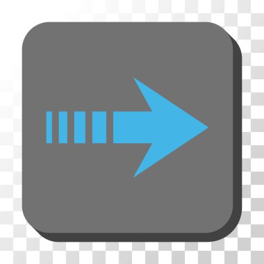 Kare vektör düğmesini sağ yuvarlak göndermek