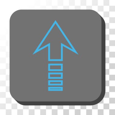 Yuvarlatılmış Kare vektör düğmesini yukarı gönder