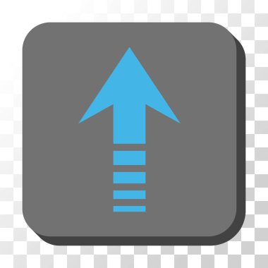 Yuvarlatılmış Kare vektör düğmesini yukarı gönder