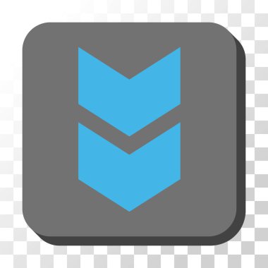 Yuvarlatılmış Kare vektör düğmesini basılı vardiya